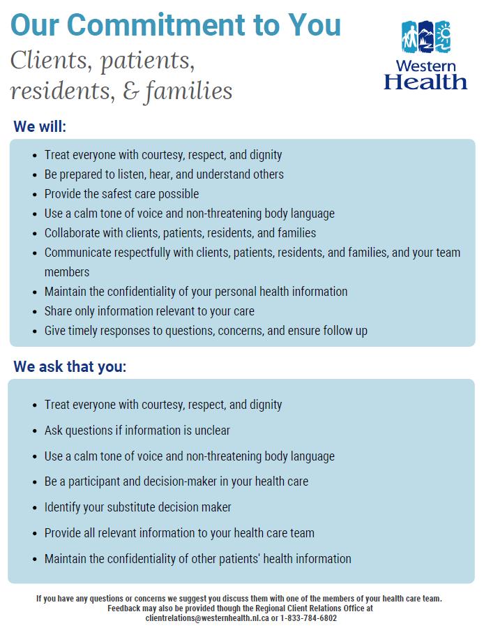 Our Commitment to You Our Commitment to You